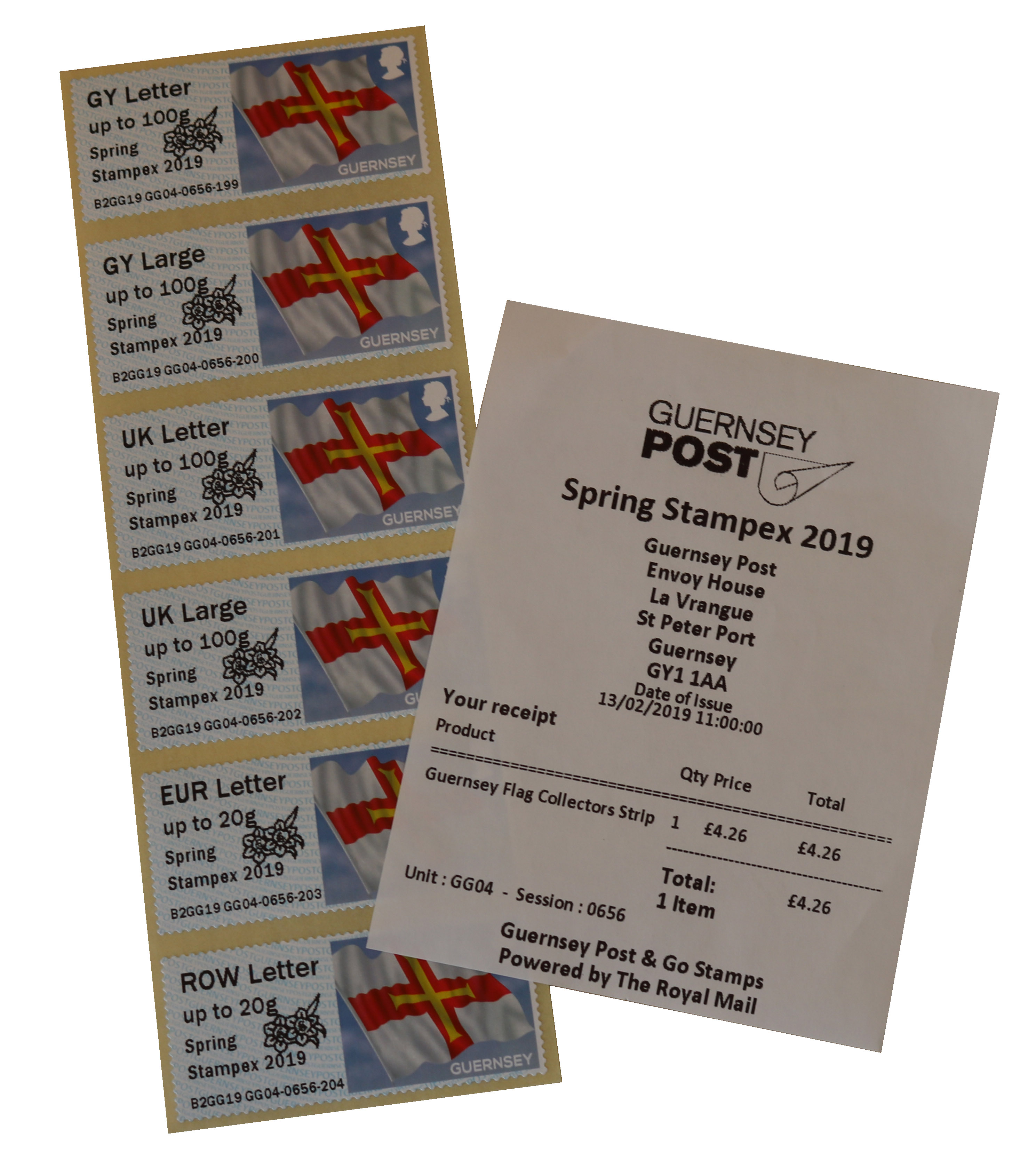 Spring Stampex 2019 B Series overprint